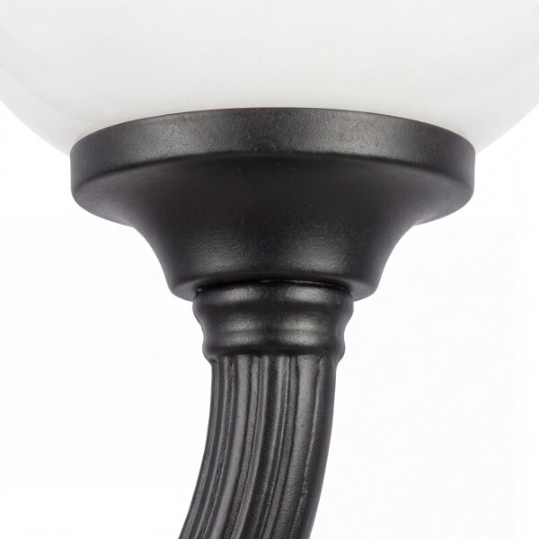 Applique Noir Blanc IP43 E27 Vintage Porte dentrée