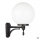 Lampe dextérieur vintage Abat-jour sphérique IP43 faible éblouissement E27