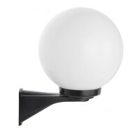 Lampe dextérieur Boule Abat-jour Noir Blanc IP43 E27