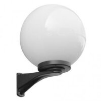 Lampe dextérieur Boule Abat-jour Noir Blanc IP43 E27