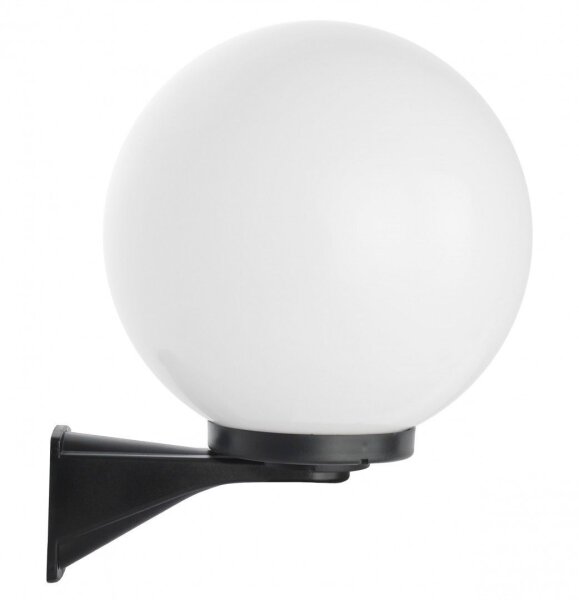 Lampe boule vintage murale IP43 noir blanc