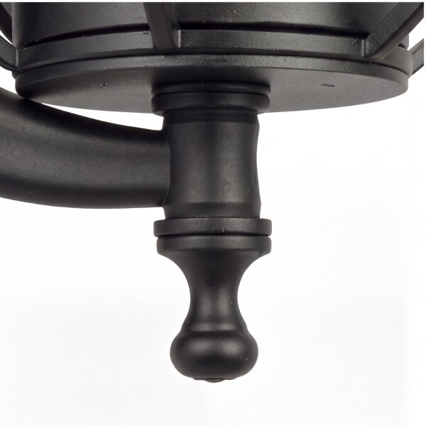 Lanterne murale vintage extérieur IP43 noir blanc