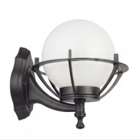Lanterne murale vintage extérieur IP43 noir blanc