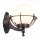 Lanterne murale vintage extérieur IP43 noir blanc
