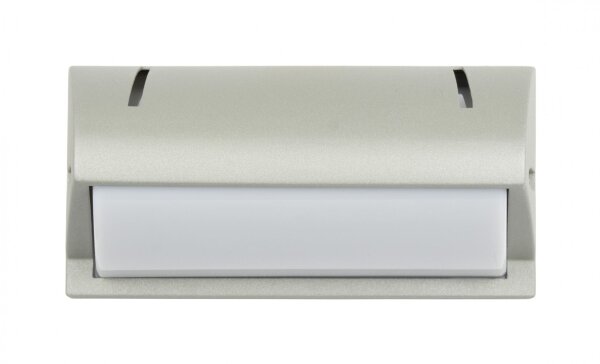 Applique murale dextérieur moderne IP54 L:25cm en argent E27