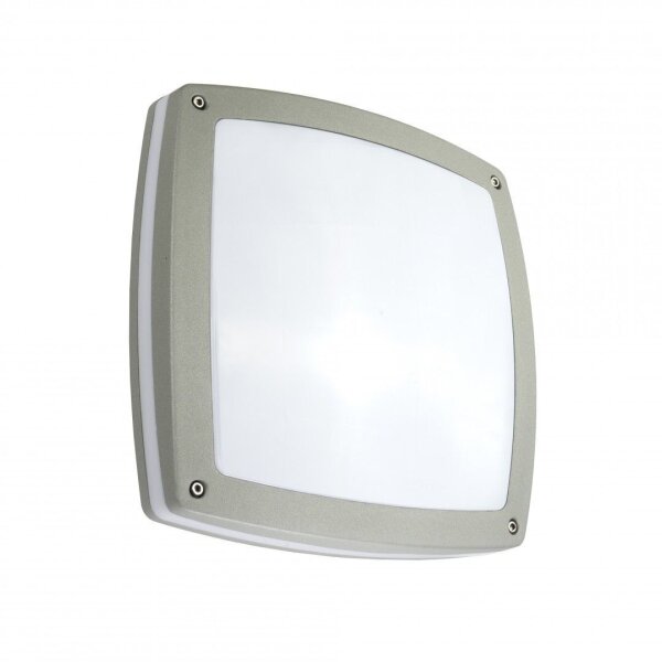 Lampe dextérieur MOLEN en argent faible éblouissement 2x E27 IP44