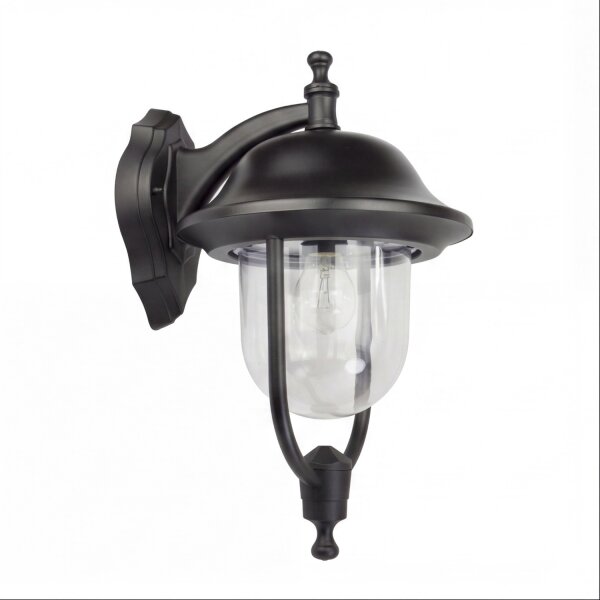 Lampe dextérieur rustique noire IP43 résistante aux intempéries E27