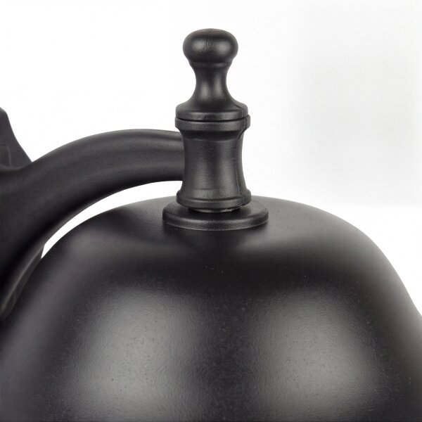Lampe dextérieur rustique noire IP43 résistante aux intempéries E27