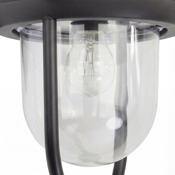 Lampe dextérieur rustique noire IP43 résistante aux intempéries E27