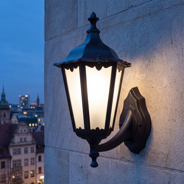 Lampe dextérieur Rustikal Noir résistant aux intempéries IP43