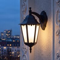 Lampe dextérieur IP43 Rustique Aluminium Verre E27