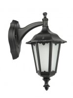 Lanterne murale Rustique IP43 Noir E27 Lampe...