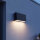 Lampe dextérieur LED plate noire IP54 Up Down 3000K