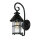 Applique dextérieur noire anti-pluie Rustique TOURNAI