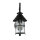 Applique dextérieur noire anti-pluie Rustique TOURNAI