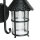 Applique dextérieur noire anti-pluie Rustique TOURNAI