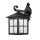 Lanterne murale rustique BAARLE IP43 verre ornemental