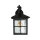 Lanterne murale rustique BAARLE IP43 verre ornemental
