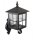 Applique murale extérieure rustique BAARLE IP43 noire