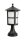Lampe de socle jardin terrasse noir 41cm