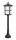 Lampe dextérieur rustique 71cm résistante à la pluie noire E27