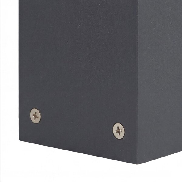 Lampe dallée extérieure 33cm à faible éblouissement IP44 Anthracite