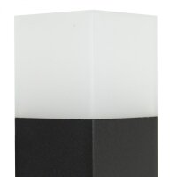 Lampadaire Outdoor noir 58cm IP44 carré