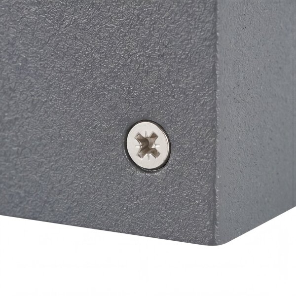 Lampadaire extérieur anthracite IP44 résistant aux intempéries 58cm