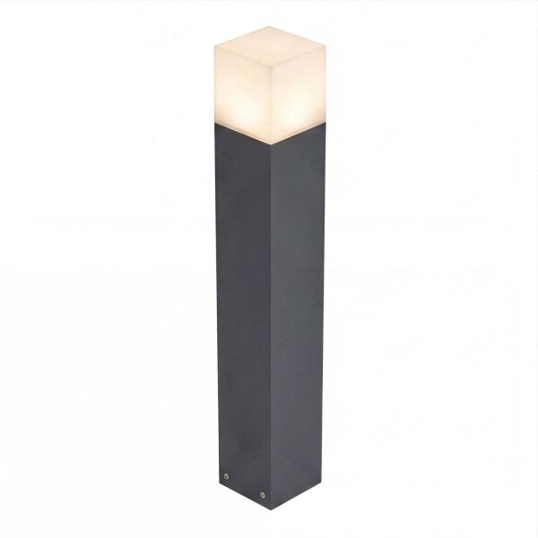Lampe dextérieur AWERNE Anthracite 83cm carré IP44 E27
