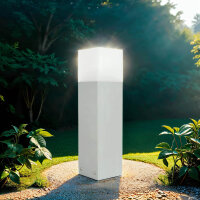 Petite lampe de jardin AWERNE carrée 40cm IP44 E27