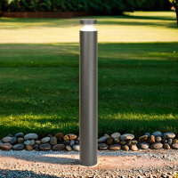 Lampe dextérieur LED anthracite acier inoxydable...