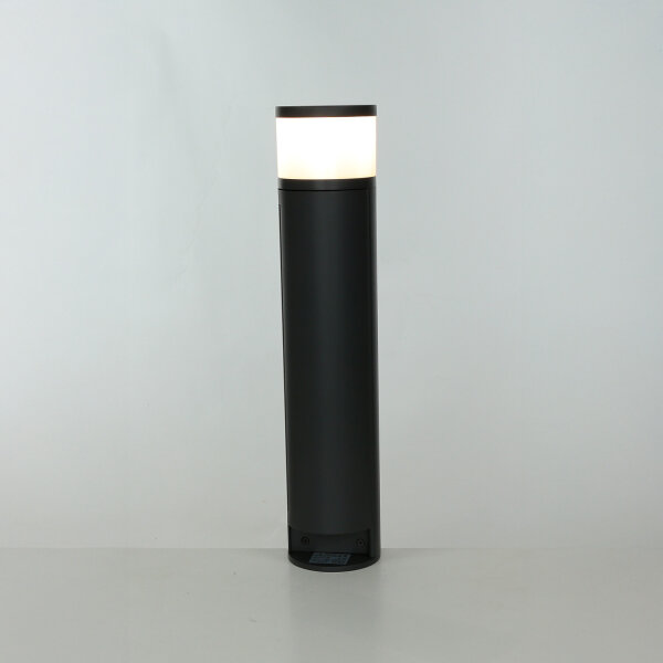 Lampe dextérieur avec prise de courant anthracite 46,5cm à faible éblouissement
