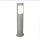Borne déclairage ovale CANDO 65 cm IP54 en argent E27