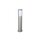 Borne déclairage ovale CANDO 65 cm IP54 en argent E27