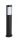 Lampe dallée noire ovale 65 cm extérieur E27 CANDO