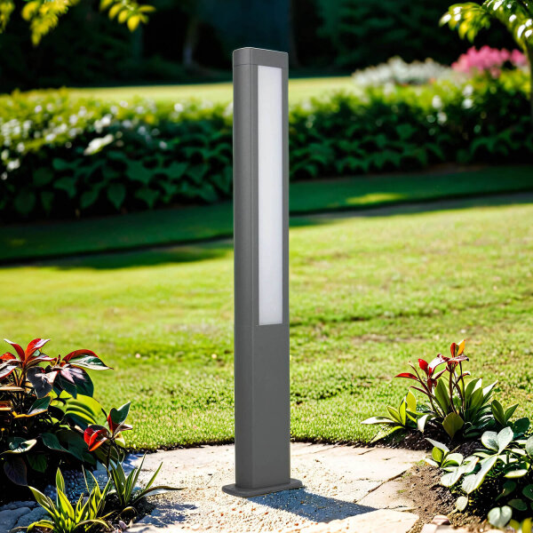 Lampe dallée LED 80cm IP54 1200lm 4000K Anthracite