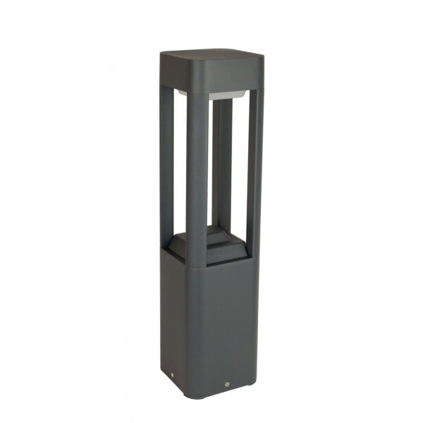 Lampe dallée moderne anthracite 50 cm IP54 GX53