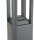 Lampe dallée moderne anthracite 50 cm IP54 GX53