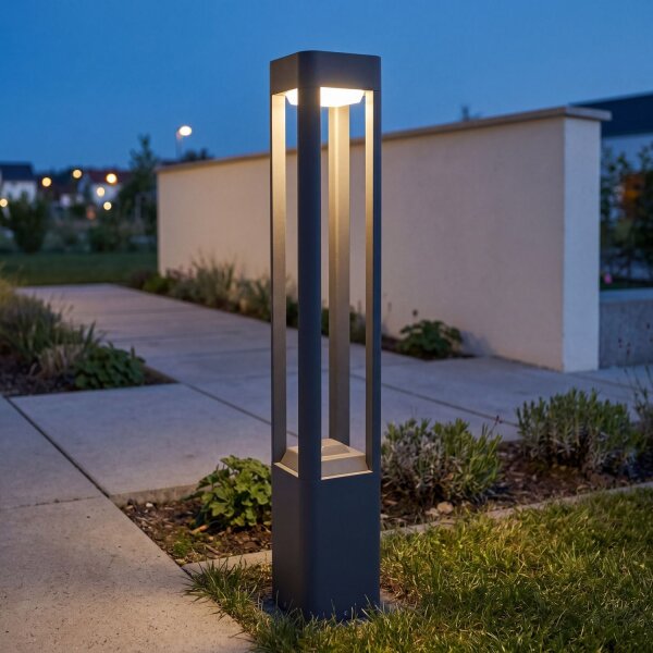 Lampe dextérieur ALSEN Anthracite 80cm IP54 GX53 faible éblouissement