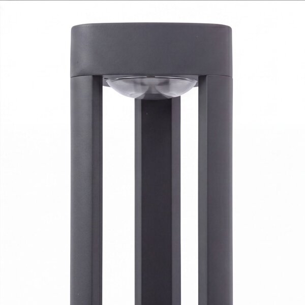 Lampe dallée décorative anthracite 80cm IP54