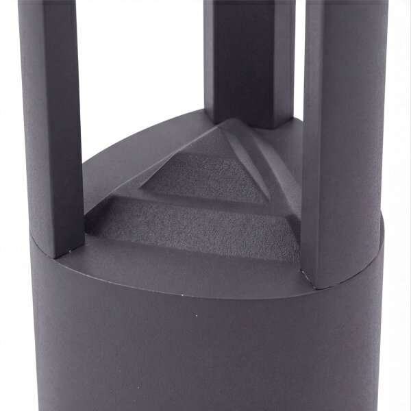Lampe dallée décorative anthracite 80cm IP54