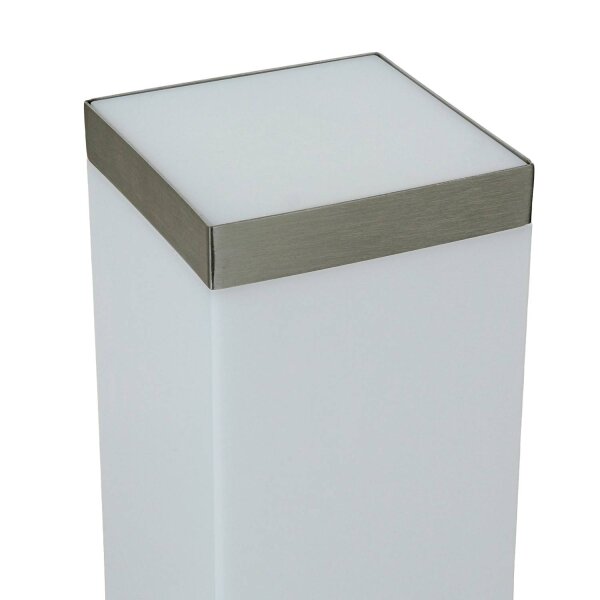 Borne déclairage angulaire BETULA acier inoxydable 45cm en