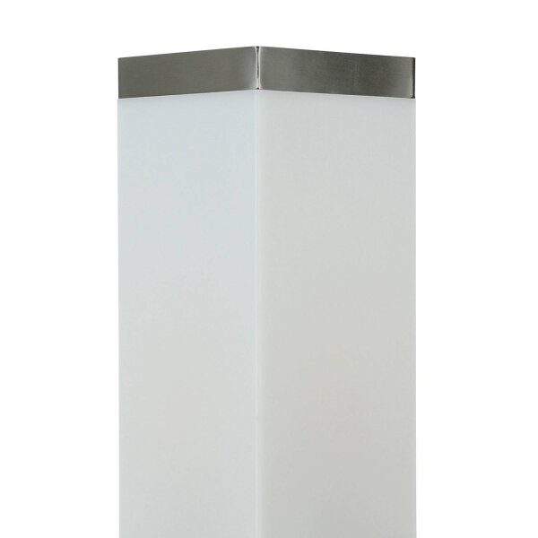 Borne déclairage angulaire BETULA acier inoxydable 45cm en