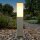 Borne déclairage angulaire BETULA acier inoxydable 45cm en