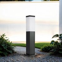 Lampe dextérieur noir acier inoxydable 45cm IP44...