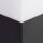 Lampe dextérieur noir acier inoxydable 45cm IP44 carré E27