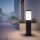 Lampe dextérieur noir acier inoxydable 45cm IP44 carré E27