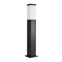 Borne déclairage angulaire noir acier inoxydable 65cm