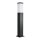Borne déclairage angulaire noir acier inoxydable 65cm