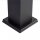 Borne déclairage angulaire noir acier inoxydable 65cm